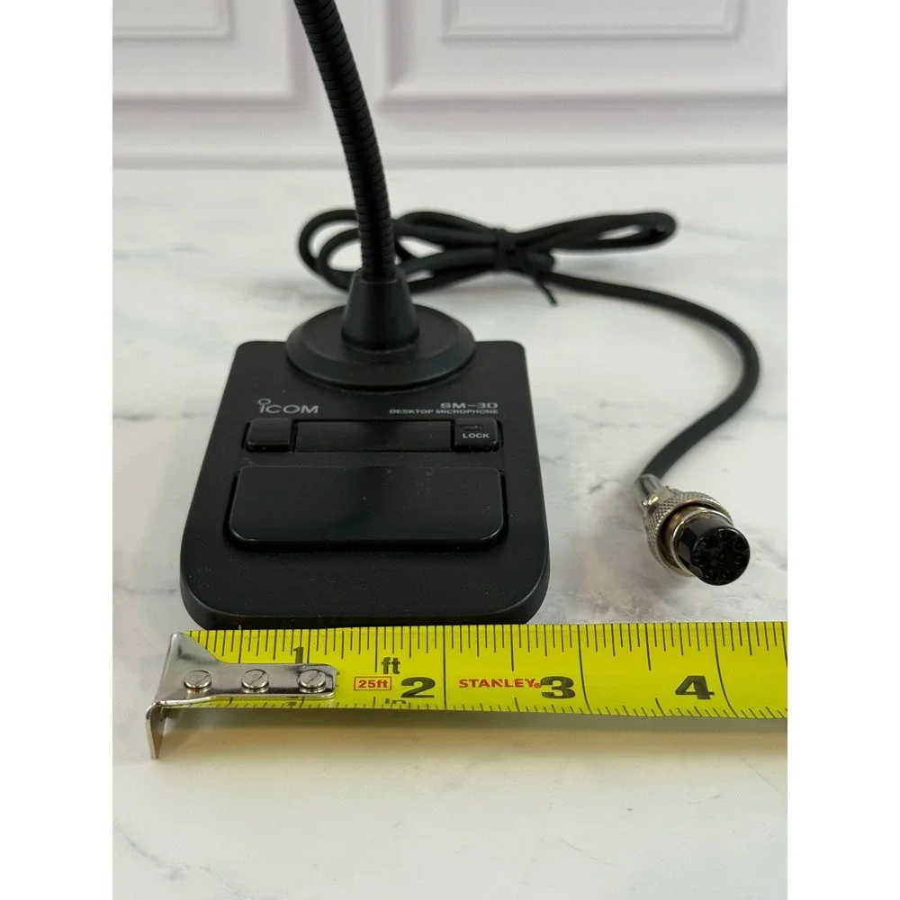 Icom SM-30 Compact Desktop Microphone IC 7000/7200/7300/9100 Amateur Ham Radio
